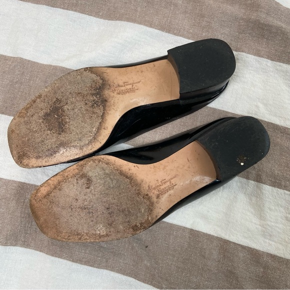 Salvatore Ferragamo Patent Leather Mules - Picture 5 of 6